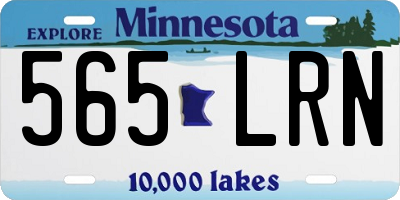 MN license plate 565LRN