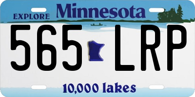MN license plate 565LRP
