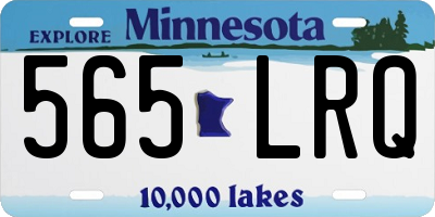 MN license plate 565LRQ