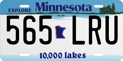 MN license plate 565LRU