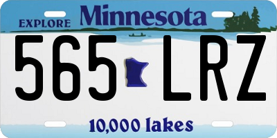 MN license plate 565LRZ