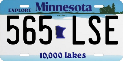 MN license plate 565LSE