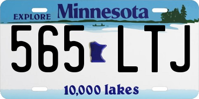MN license plate 565LTJ