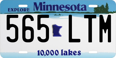 MN license plate 565LTM