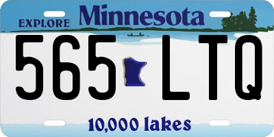 MN license plate 565LTQ
