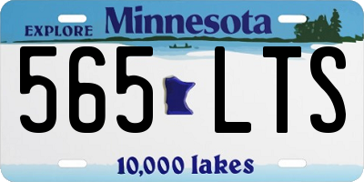 MN license plate 565LTS