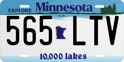 MN license plate 565LTV