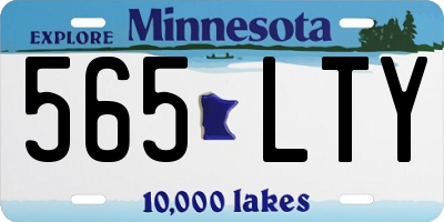 MN license plate 565LTY