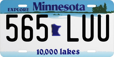 MN license plate 565LUU