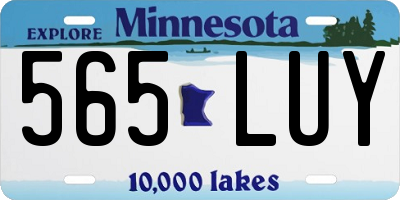 MN license plate 565LUY