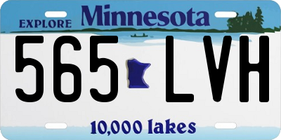 MN license plate 565LVH