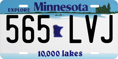 MN license plate 565LVJ