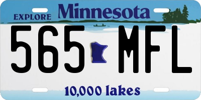 MN license plate 565MFL