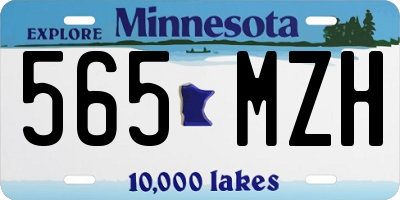 MN license plate 565MZH
