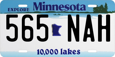 MN license plate 565NAH