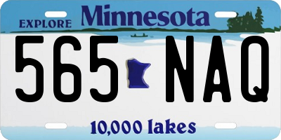 MN license plate 565NAQ
