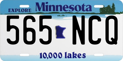 MN license plate 565NCQ