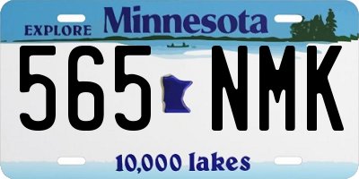 MN license plate 565NMK