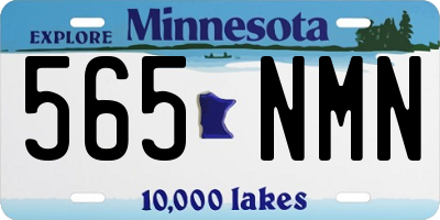 MN license plate 565NMN