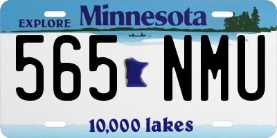 MN license plate 565NMU