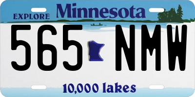MN license plate 565NMW
