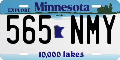 MN license plate 565NMY