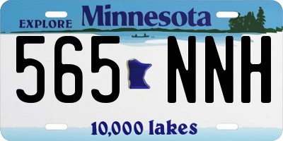 MN license plate 565NNH