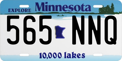 MN license plate 565NNQ