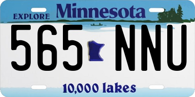 MN license plate 565NNU