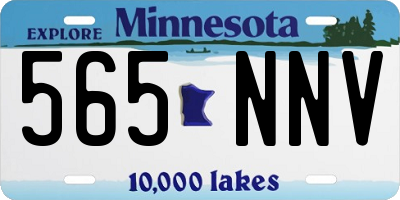 MN license plate 565NNV
