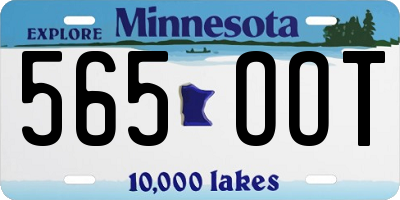 MN license plate 565OOT