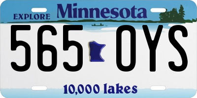MN license plate 565OYS