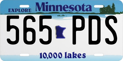 MN license plate 565PDS