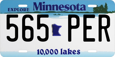 MN license plate 565PER