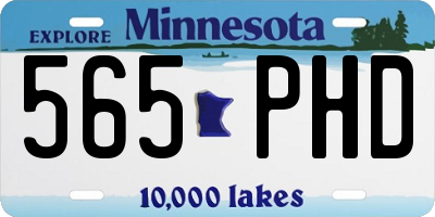 MN license plate 565PHD