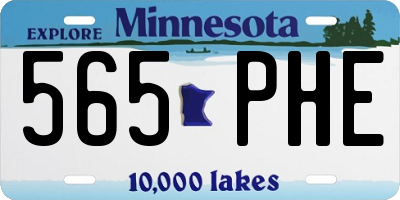MN license plate 565PHE