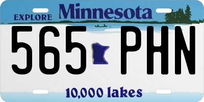 MN license plate 565PHN