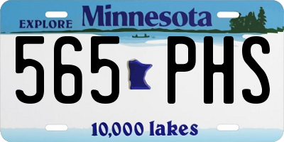 MN license plate 565PHS