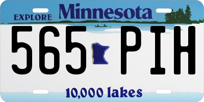 MN license plate 565PIH