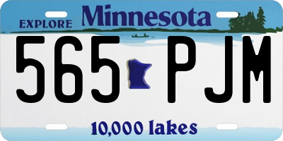 MN license plate 565PJM