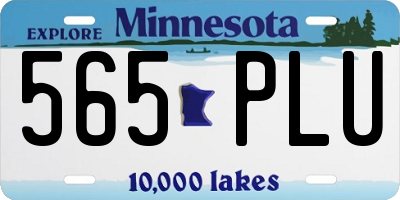 MN license plate 565PLU