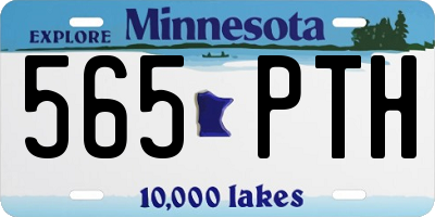 MN license plate 565PTH