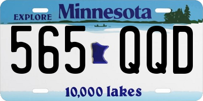 MN license plate 565QQD