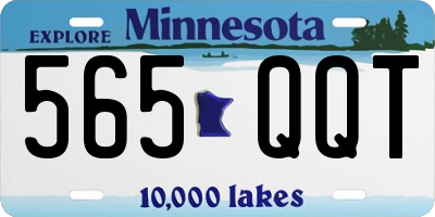 MN license plate 565QQT