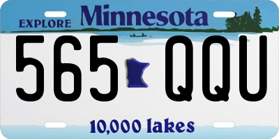 MN license plate 565QQU