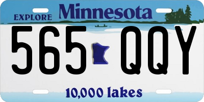 MN license plate 565QQY