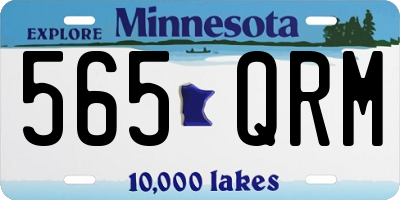 MN license plate 565QRM
