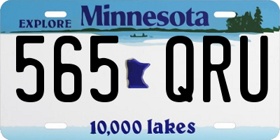 MN license plate 565QRU