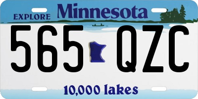 MN license plate 565QZC