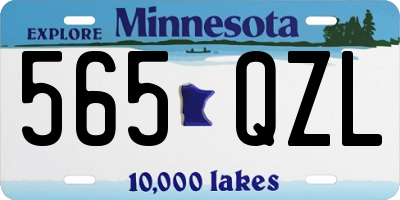 MN license plate 565QZL